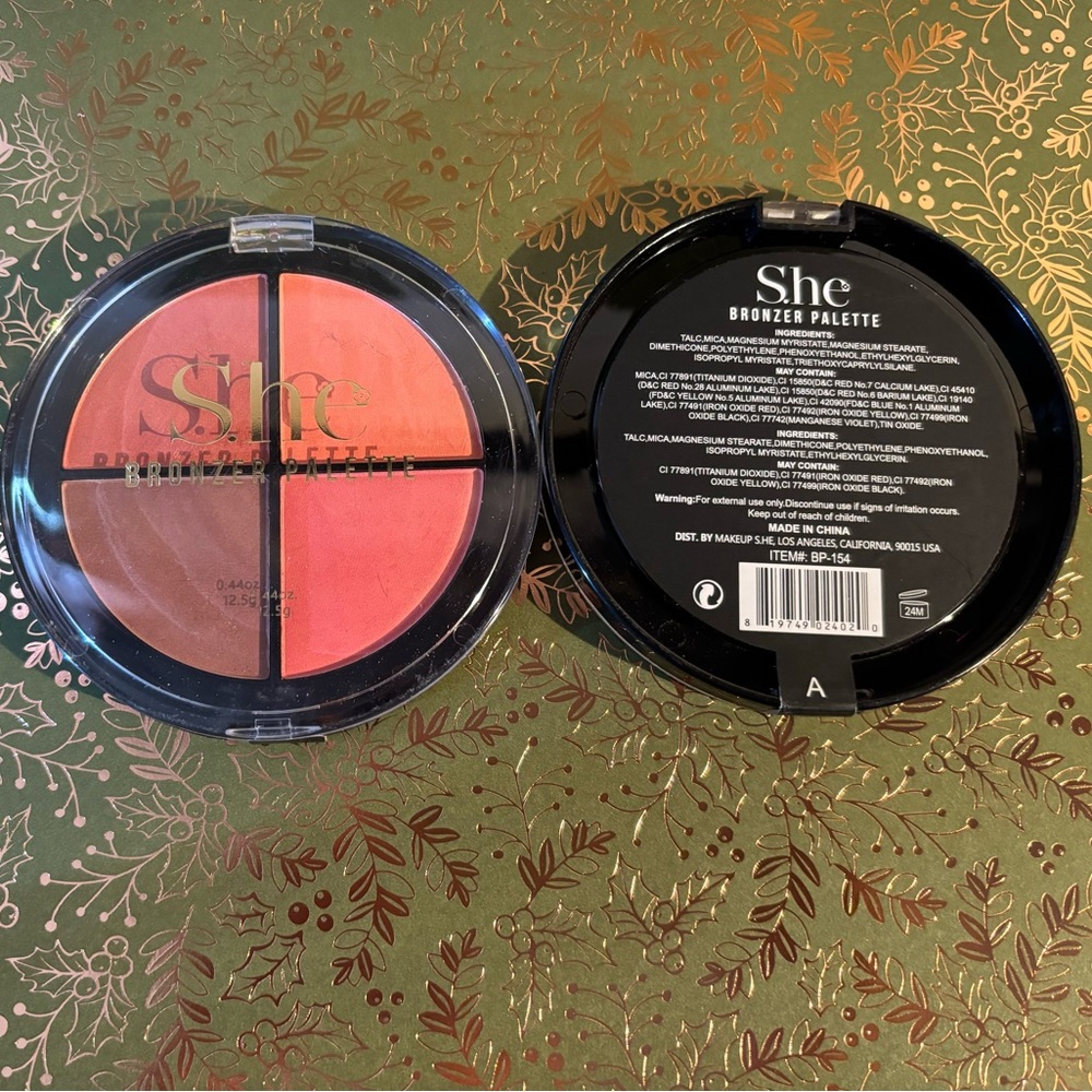 S.he Bronzer Palette A-B-C